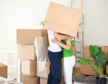 House removals planning in Notting Hill with packing materials